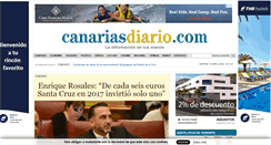 Desktop Screenshot of canariasdiario.com